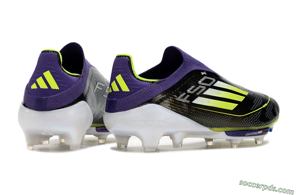 Adidas F50+ Lightstrike Pro FG Low-Tops Football Boots - Purple/Yellow/Blue 6
