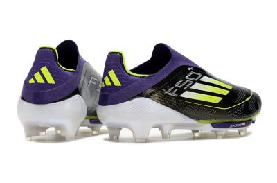 Adidas F50+ Lightstrike Pro FG Low-Tops Football Boots - Purple/Yellow/Blue