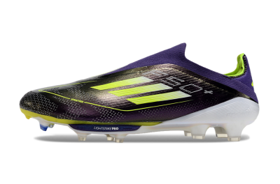 Adidas F50+ Lightstrike Pro FG Low-Tops Football Boots - Purple/Yellow/Blue