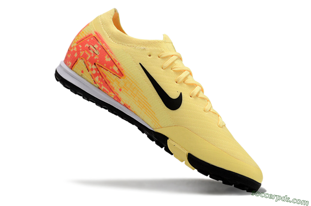 Nike Air Zoom Mercurial Vapor 16 Elit TF Low-Tops Football Shoes - Yellow/Black/Red 4