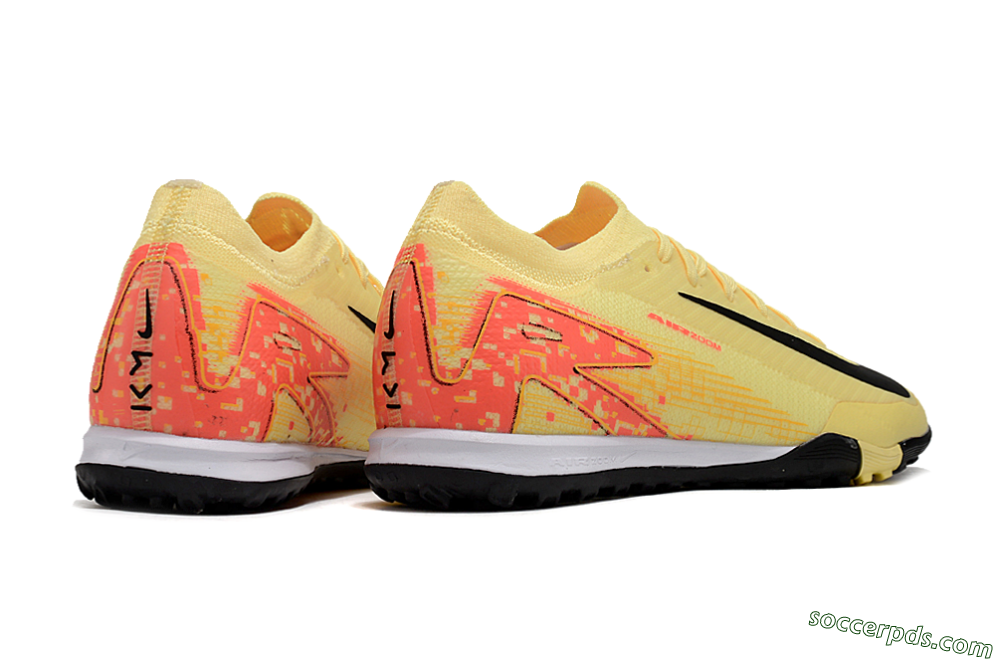Nike Air Zoom Mercurial Vapor 16 Elit TF Low-Tops Football Shoes - Yellow/Black/Red 6