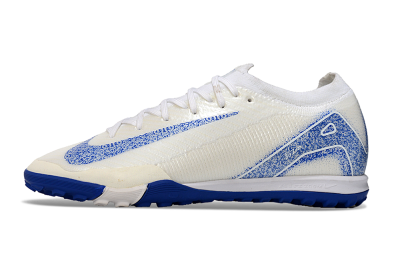 Nike Air Zoom Mercurial Vapor 16 Elit TF Low-Tops Football Shoes - White/Racer Blue