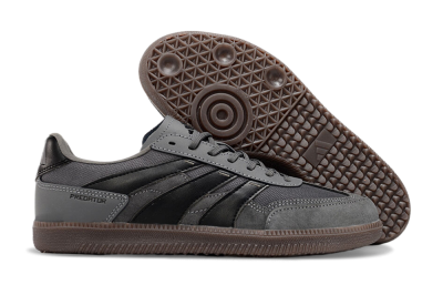 Adidas Predator 24 League Low IC Low-Tops Football Shoes - Grey/Black/Brown