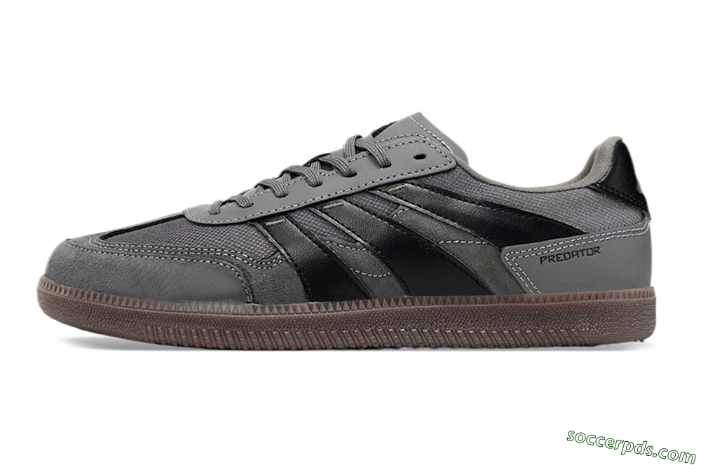 Adidas Predator 24 League Low IC Low-Tops Football Shoes - Grey/Black/Brown 2