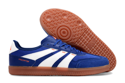 Adidas Predator 24 League Low IC Low-Tops Football Shoes - Blue/White/Brown