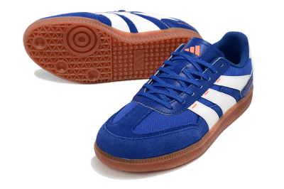Adidas Predator 24 League Low IC Low-Tops Football Shoes - Blue/White/Brown