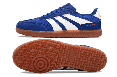 Adidas Predator 24 League Low IC Low-Tops Football Shoes - Blue/White/Brown