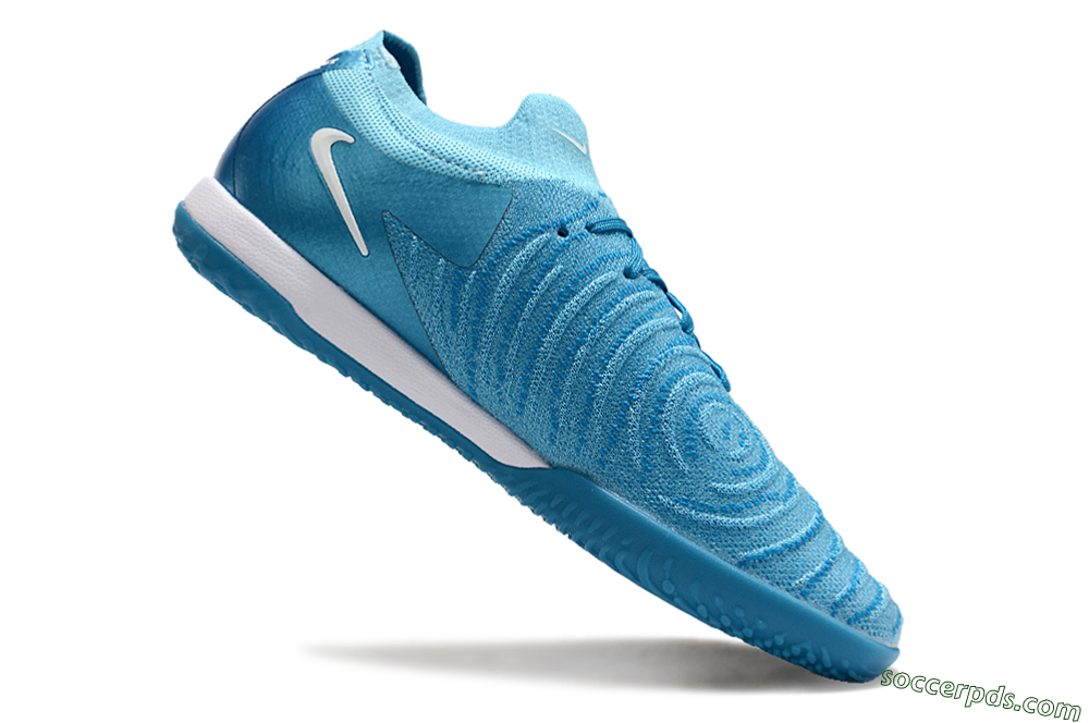 Nike Phantom GX 2 Elite IC Low-Tops Football Shoes - Blue Fury/White 4