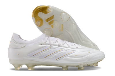 Adidas Copa Pure 2 FG Low-Tops Football Boots - White/Gold