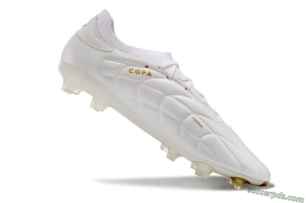Adidas Copa Pure 2 FG Low-Tops Football Boots - White/Gold 4