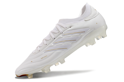 Adidas Copa Pure 2 FG Low-Tops Football Boots - White/Gold