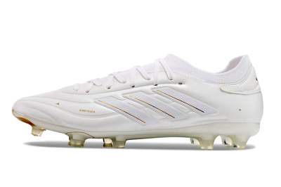 Adidas Copa Pure 2 FG Low-Tops Football Boots - White/Gold