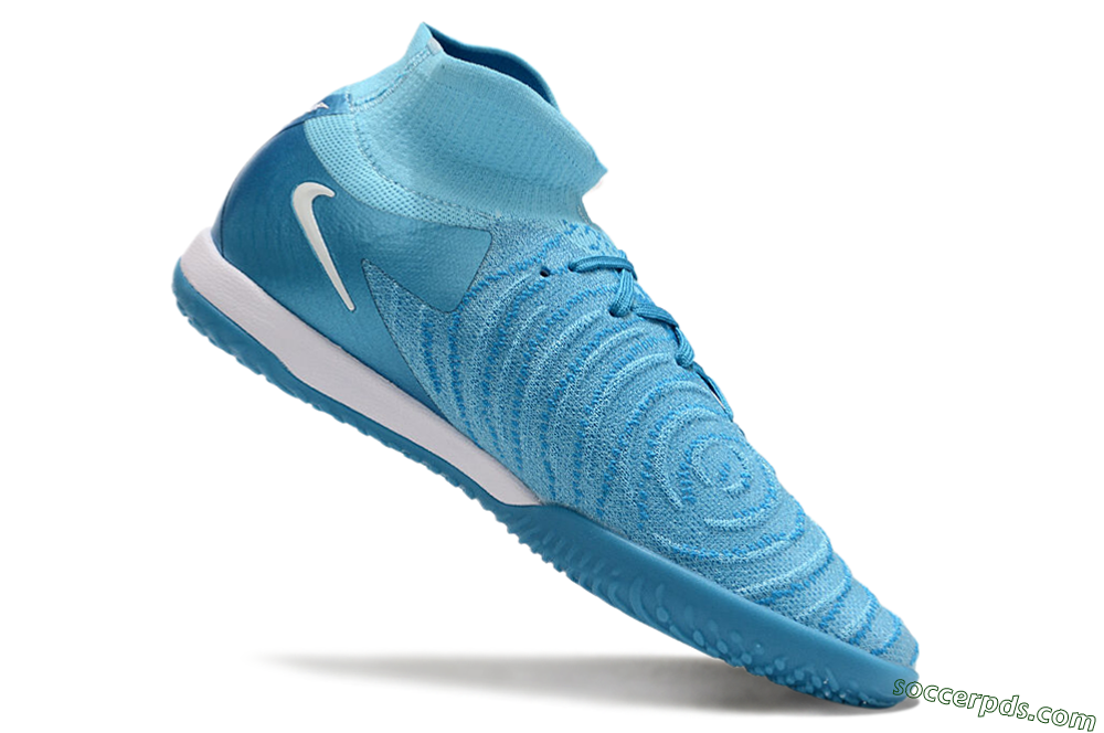 Nike Phantom Luna Elite NU IC High-Tops Football Shoes - Blue Fury/White 4