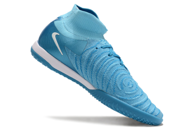 Nike Phantom Luna Elite NU IC High-Tops Football Shoes - Blue Fury/White