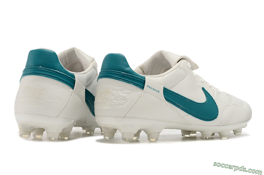 Nike The Premier 3 FG Low-Tops Football Boots - White/Blue 6