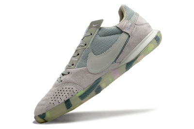 Nike Street Gato IC Low-Tops Football Shoes - Grey/Green/Mint