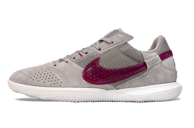 Nike Street Gato IC Low-Tops Football Shoes - Grey/Purple/White