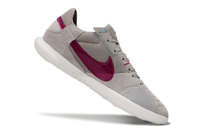 Nike Street Gato IC Low-Tops Football Shoes - Grey/Purple/White