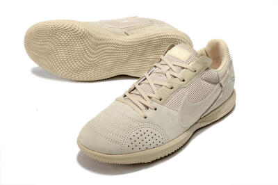 Nike Street Gato IC Low-Tops Football Shoes - Beige/Beige