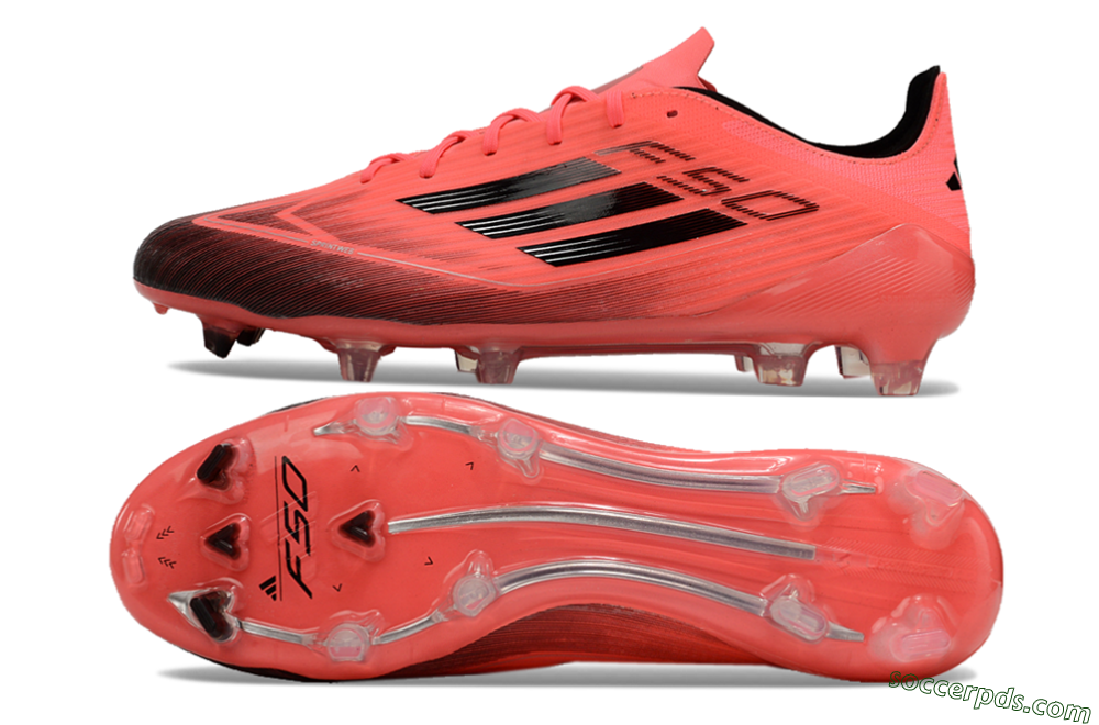 Adidas F50 Adizero FG Low-Tops Football Boots - Red/Black 0