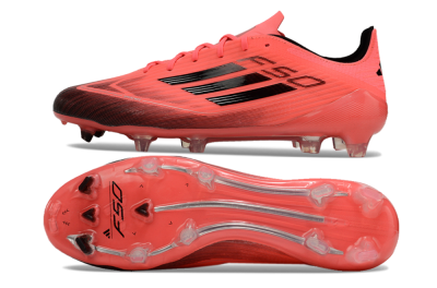Adidas F50 Adizero FG Low-Tops Football Boots - Red/Black