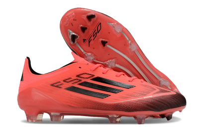 Adidas F50 Adizero FG Low-Tops Football Boots - Red/Black