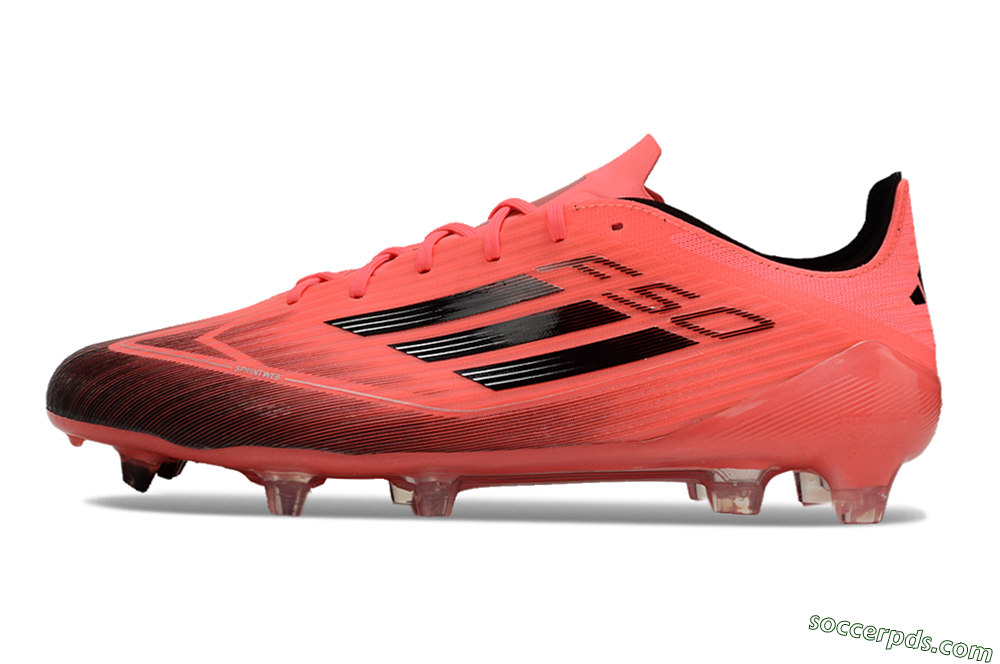 Adidas F50 Adizero FG Low-Tops Football Boots - Red/Black 2