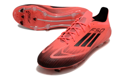 Adidas F50 Adizero FG Low-Tops Football Boots - Red/Black