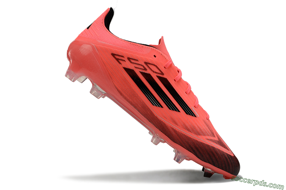 Adidas F50 Adizero FG Low-Tops Football Boots - Red/Black 4