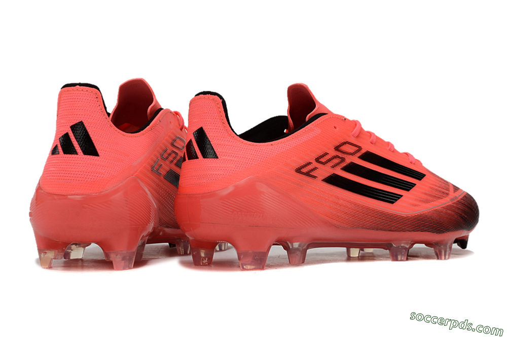 Adidas F50 Adizero FG Low-Tops Football Boots - Red/Black 6