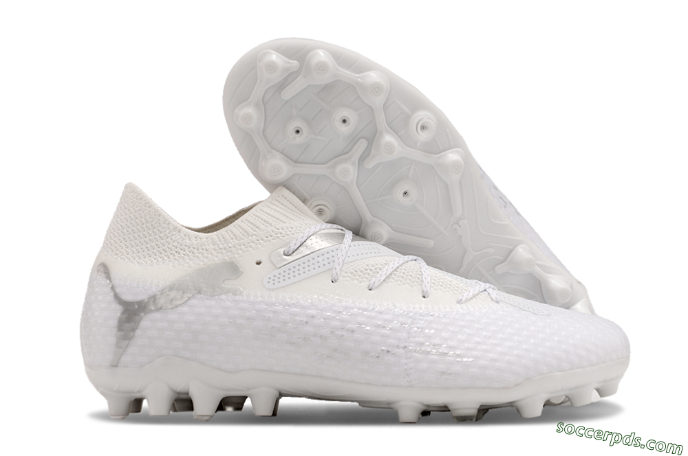 Puma Future Ultimate MG Low-Tops Football Boots - White/Silver 1