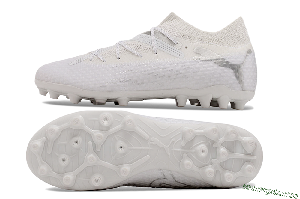 Puma Future Ultimate MG Low-Tops Football Boots - White/Silver 0