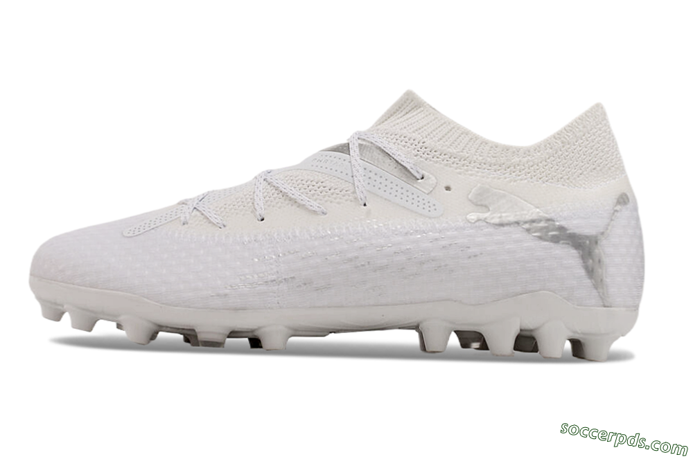 Puma Future Ultimate MG Low-Tops Football Boots - White/Silver 2
