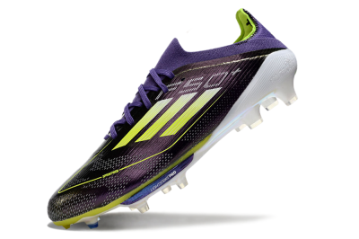 Adidas F50 Lightstrike Pro FG Low-Tops Football Boots - Purple/Yellow/Blue