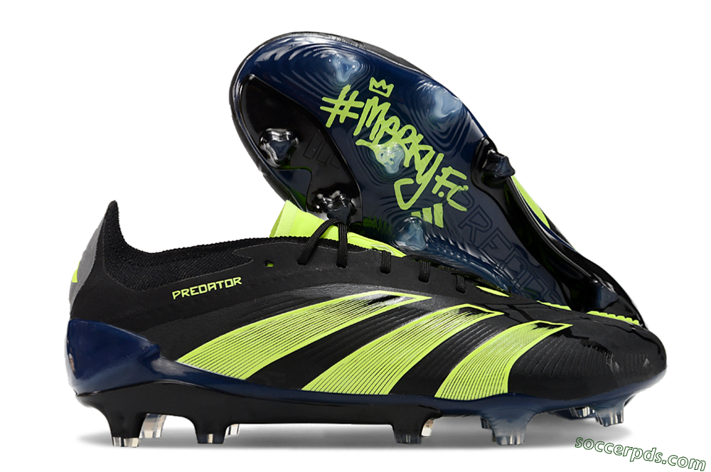 Adidas Predator Accuracy+ FG Low-Tops Football Boots - Black/Yellow 1