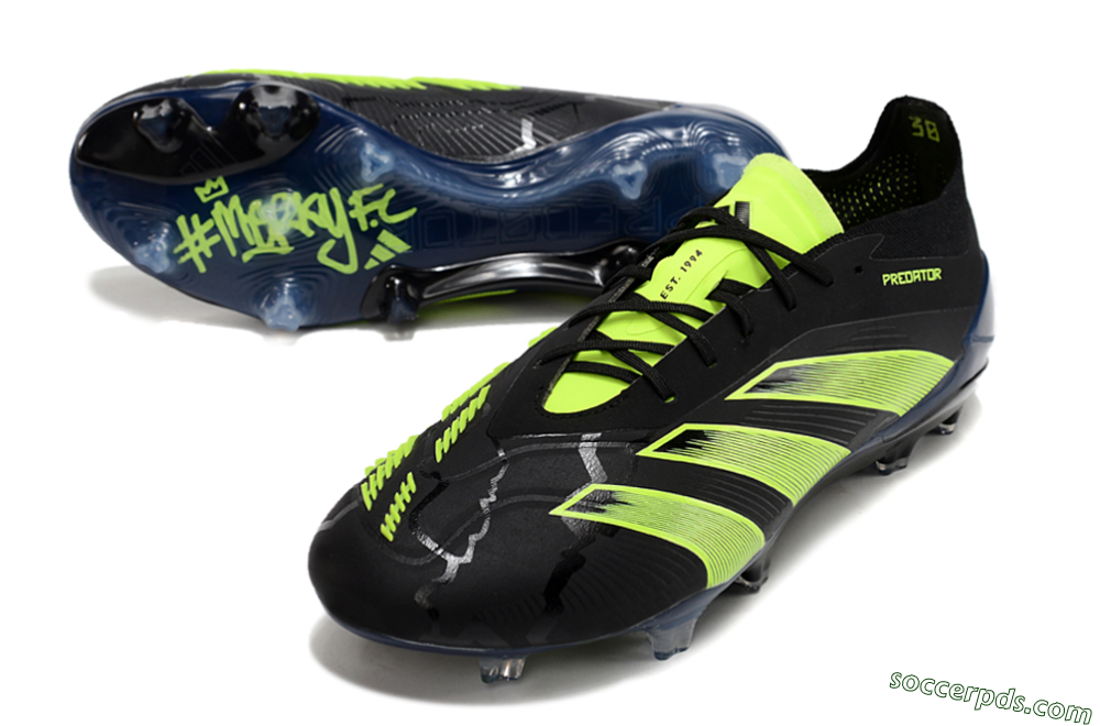 Adidas Predator Accuracy+ FG Low-Tops Football Boots - Black/Yellow 3