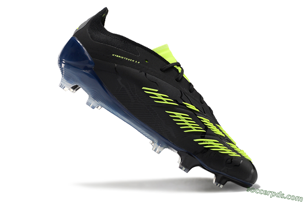 Adidas Predator Accuracy+ FG Low-Tops Football Boots - Black/Yellow 4