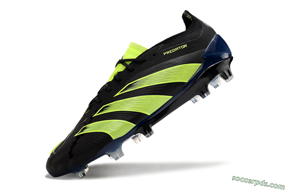 Adidas Predator Accuracy+ FG Low-Tops Football Boots - Black/Yellow 5