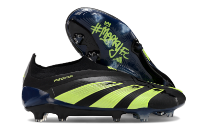 Adidas Predator Accuracy+ FG Low-Tops Football Boots - Black/Yellow/Blue