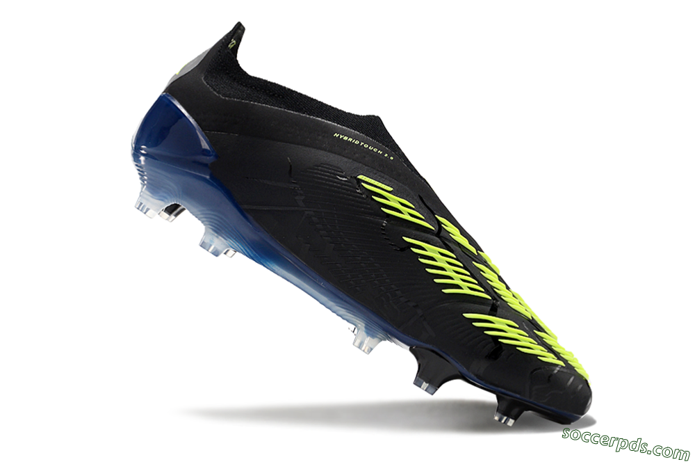Adidas Predator Accuracy+ FG Low-Tops Football Boots - Black/Yellow/Blue 4