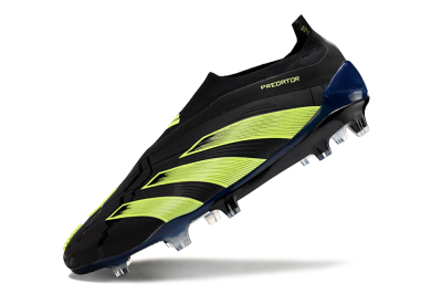 Adidas Predator Accuracy+ FG Low-Tops Football Boots - Black/Yellow/Blue