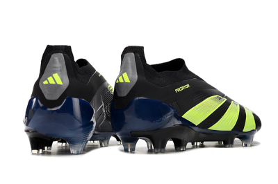 Adidas Predator Accuracy+ FG Low-Tops Football Boots - Black/Yellow/Blue
