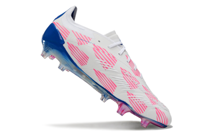 Adidas Predator Accuracy Elite FG Low-Tops Football Boots - White/Pink/Blue