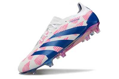 Adidas Predator Accuracy Elite FG Low-Tops Football Boots - White/Pink/Blue