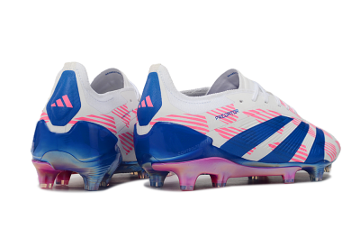 Adidas Predator Accuracy Elite FG Low-Tops Football Boots - White/Pink/Blue