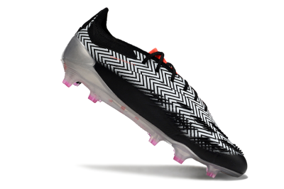 Adidas Predator Accuracy Elite FG Low-Tops Football Boots - White/Black/Red/Silver