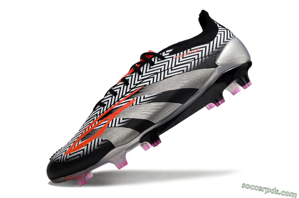 Adidas Predator Accuracy Elite FG Low-Tops Football Boots - White/Black/Red/Silver 5