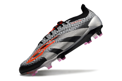 Adidas Predator Accuracy Elite FG Low-Tops Football Boots - White/Black/Red/Silver