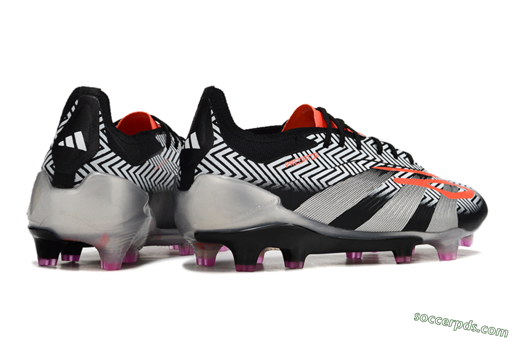 Adidas Predator Accuracy Elite FG Low-Tops Football Boots - White/Black/Red/Silver 6