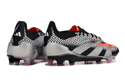 Adidas Predator Accuracy Elite FG Low-Tops Football Boots - White/Black/Red/Silver